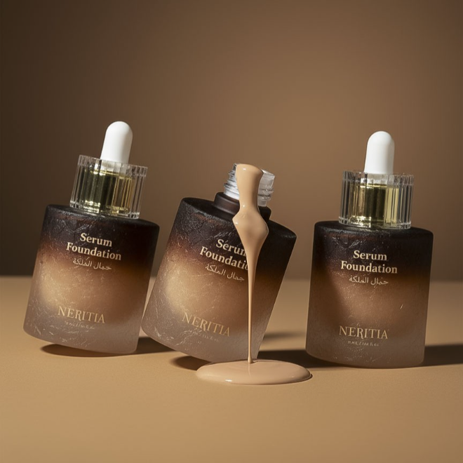 NERITIA Serum Foundation, emergency shipment of 3,000 units sold out in one hour.